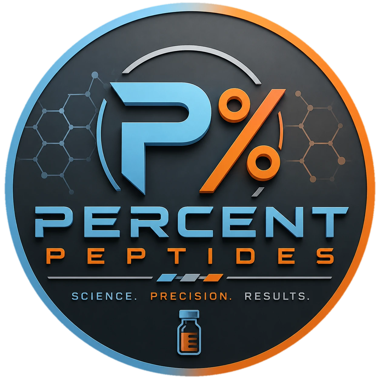 Percent Peptides Logo