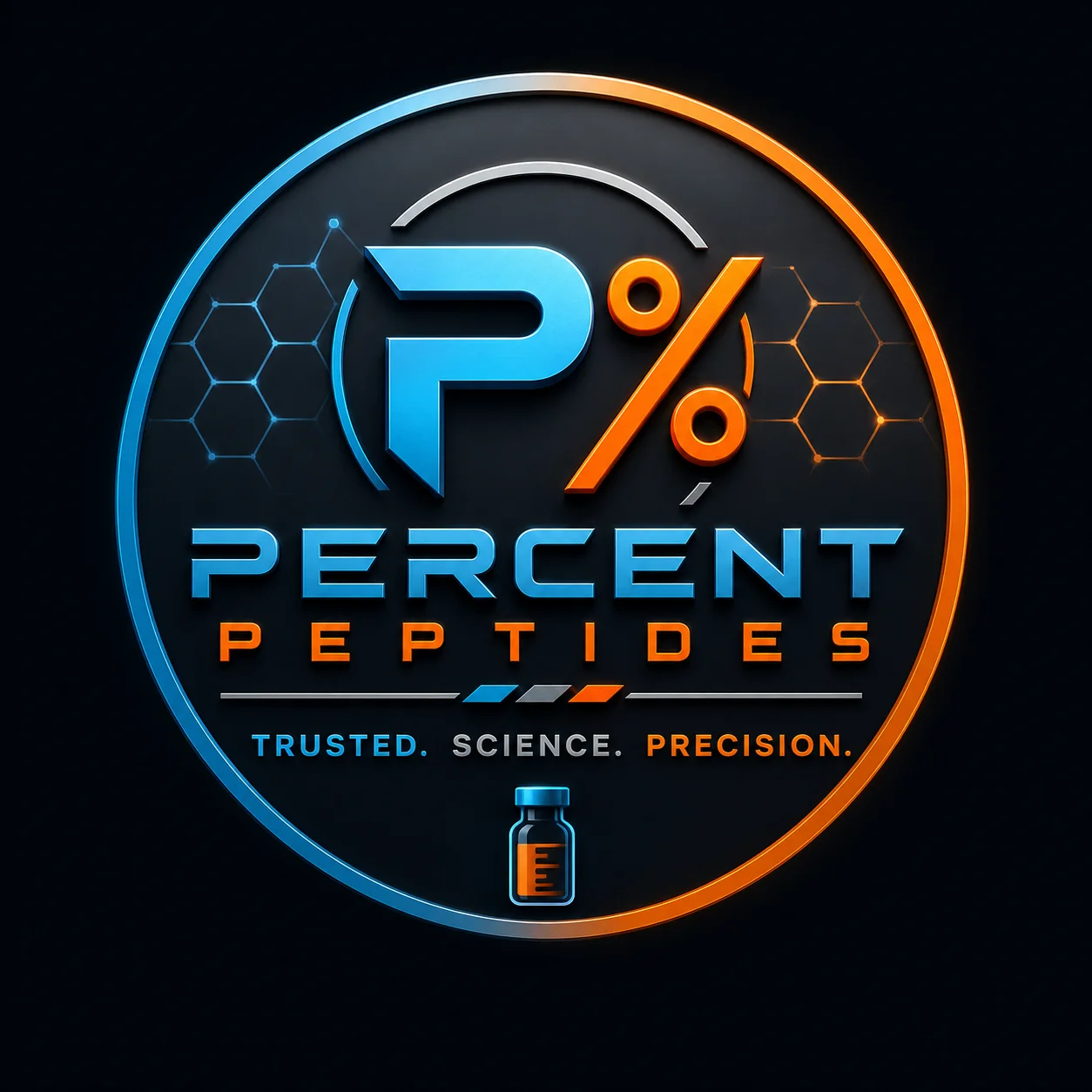 Percent Peptides Logo